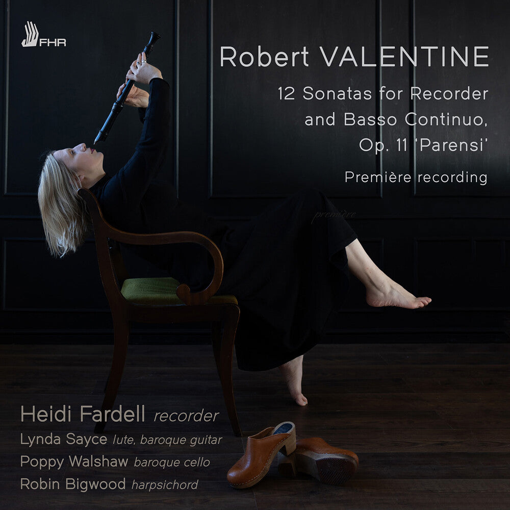 Pre-Order: Robert Valentine: 12 Sons For Recorder & Basso Con [CD] (ONLINE ORDER ONLY)