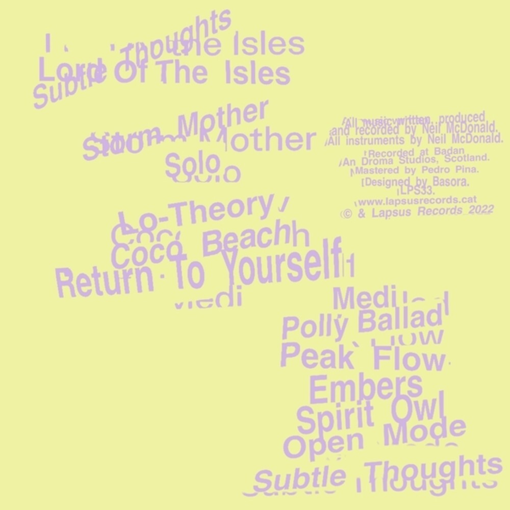 Subtle Thoughts (Spla) [LP] (ONLINE ORDER ONLY)