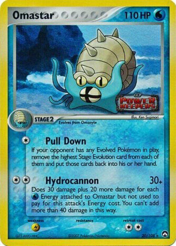 Omastar (20/108) (Stamped) [EX: Power Keepers] (Online Only)