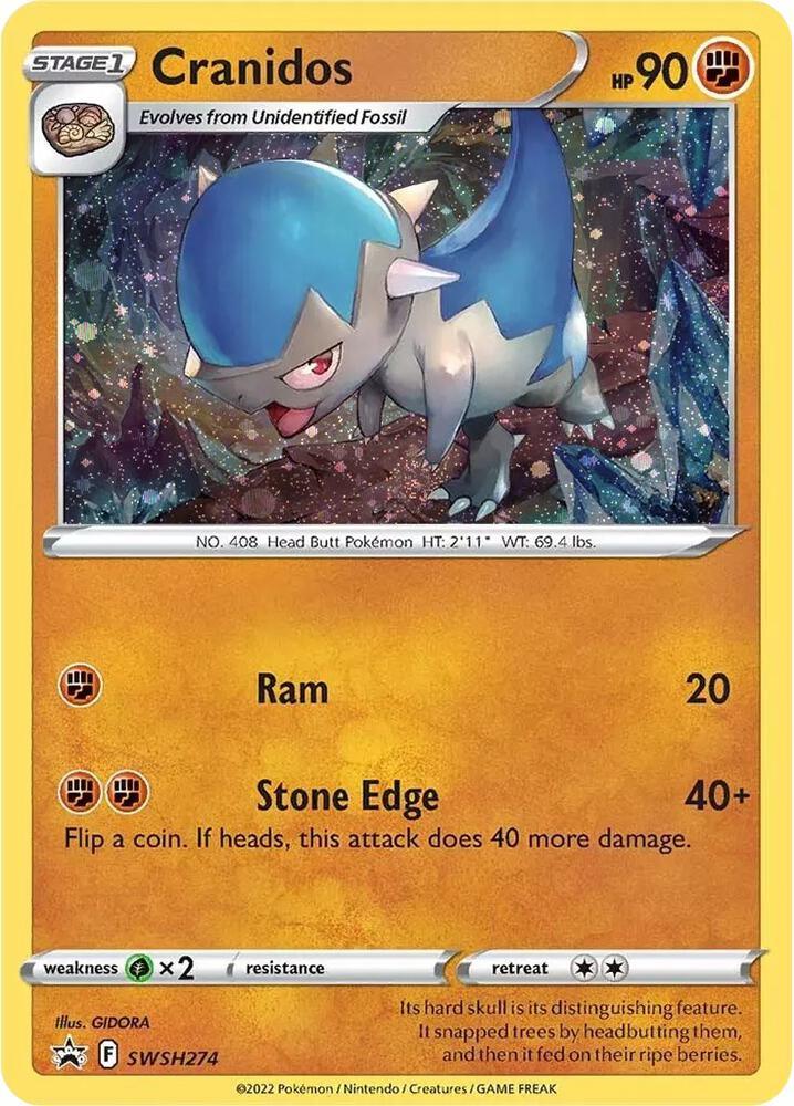 Cranidos (SWSH274) [Sword & Shield: Black Star Promos] (Online Only)