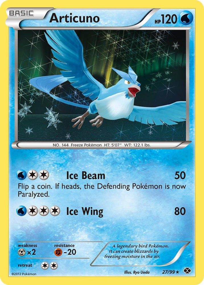 Articuno (27/99) (Blister Exclusive) [Black & White: Next Destinies] (Online Only)