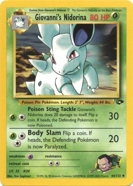 Giovanni's Nidorina (44/132) [Gym Challenge Unlimited] (Online Only)