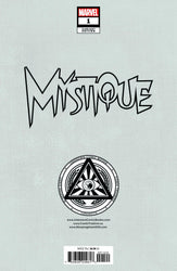 [Signed by Kaare Andrews] MYSTIQUE #1 UNKNOWN COMICS KAARE ANDREWS CONNECTING COVER EXCLUSIVE VAR [IN STOCK] (ONLINE ORDER ONLY)