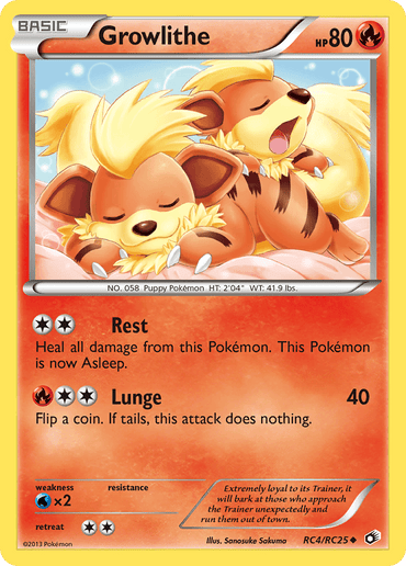 Growlithe (RC4/RC25) [Black & White: Legendary Treasures] (Online Only)