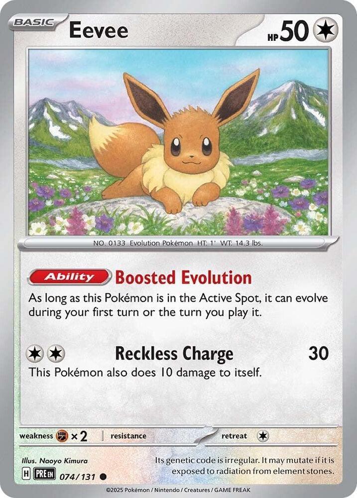 Eevee (074/131) [Scarlet & Violet: Prismatic Evolutions] (Online Only)