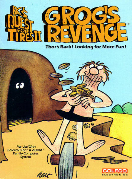 B.C.'s Quest For Tires II: Grog's Revenge (Colecovision) (Online Only)
