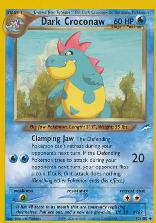Dark Croconaw (32/105) [Neo Destiny Unlimited] (Online Only)