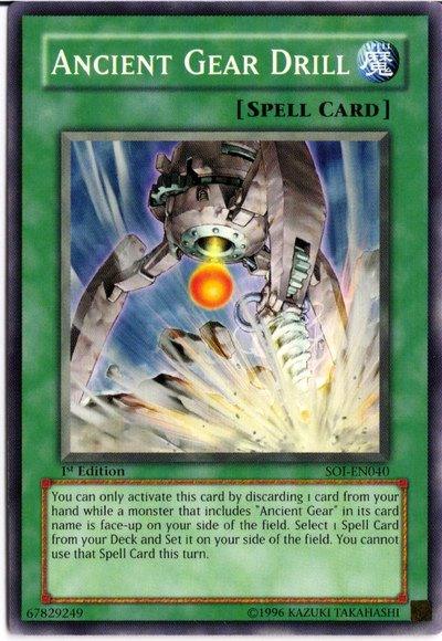 Ancient Gear Drill [SOI-EN040] Common (ONLINE ORDER ONLY)