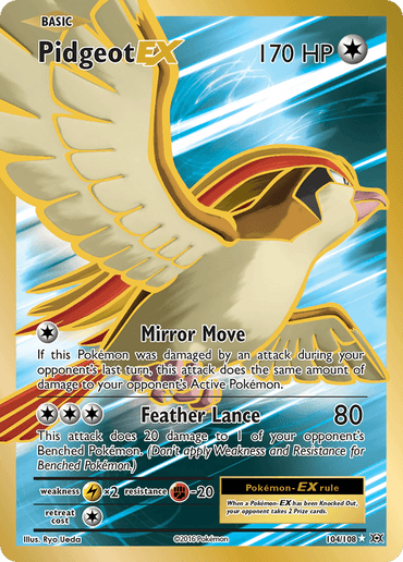 Pidgeot EX (104/108) [XY: Evolutions] (Online Only)