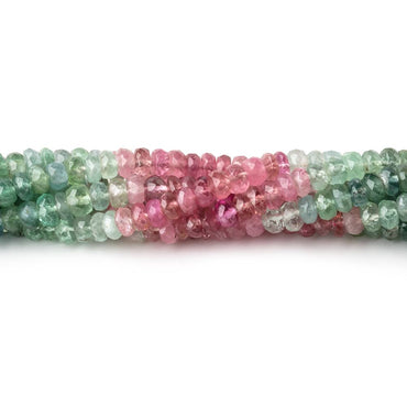 4.5mm Afghani Tourmaline Faceted Rondelle Beads 14 inch 133 pieces A (ONLINE ORDER ONLY)