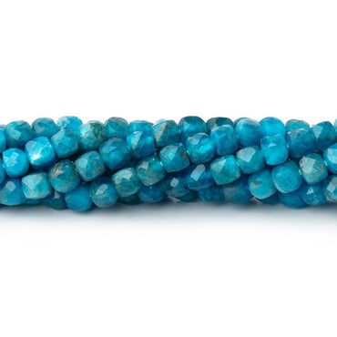 4.5mm Apatite Micro Faceted Cube Beads 12.5 inch 70 pieces (ONLINE ORDER ONLY)