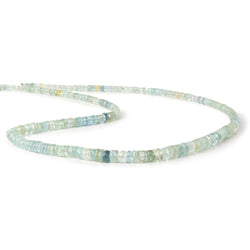 4.5mm Multi Color Beryl Faceted Hishi 15 inch 220 beads AAA (ONLINE ORDER ONLY)