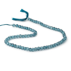 4.5mm Mystic Blue Topaz Micro Faceted Cube Beads 12 inch 70 pieces (ONLINE ORDER ONLY)