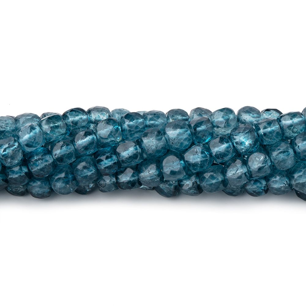 4.5mm Mystic Blue Topaz Micro Faceted Cube Beads 12 inch 70 pieces (ONLINE ORDER ONLY)