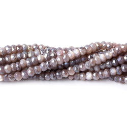3.5-4mm Mystic Multi Moonstone faceted rondelles 16 inch 140 beadsAA (ONLINE ORDER ONLY)