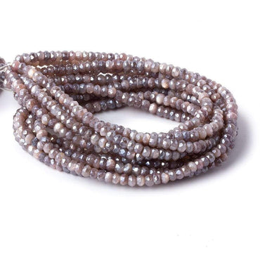3.5-4mm Mystic Multi Moonstone faceted rondelles 16 inch 140 beadsAA (ONLINE ORDER ONLY)