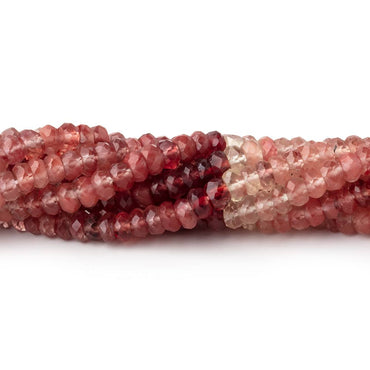 4.5mm Shaded Andesine Faceted Rondelle Beads 13 inch 140 pieces (ONLINE ORDER ONLY)