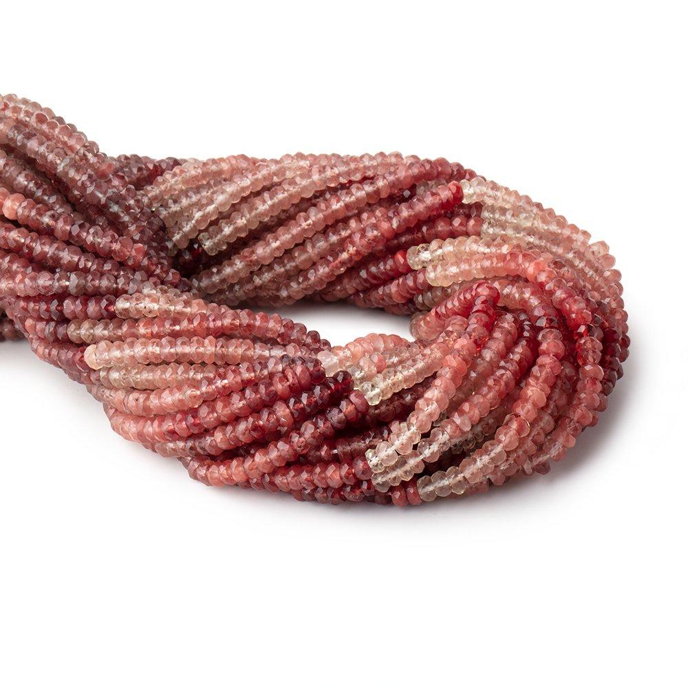 4.5mm Shaded Andesine Faceted Rondelle Beads 13 inch 140 pieces (ONLINE ORDER ONLY)