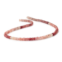 4.5mm Shaded Andesine Faceted Rondelle Beads 13 inch 140 pieces (ONLINE ORDER ONLY)