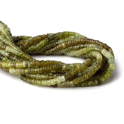 4.5mm Shaded Grossular Garnet plain heshi beads 14 inch 175 pieces (ONLINE ORDER ONLY)