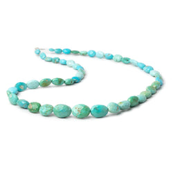 4.5x4-12.5x9.5mm Sleeping Beauty Turquoise Faceted Nuggets 17 inch 46 Beads (ONLINE ORDER ONLY)