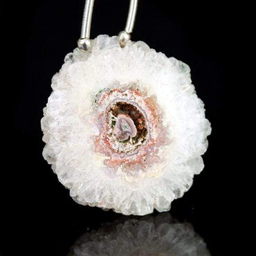 45x48mm Solar Quartz Plain Slice Bead 1 piece (ONLINE ORDER ONLY)