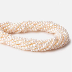 4.5x4mm Cream Baroque Freshwater Pearls Set of 12 Strands (ONLINE ORDER ONLY)
