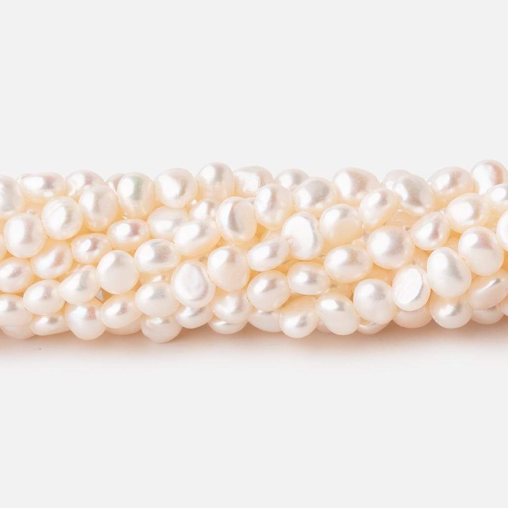 4.5x4mm Cream Baroque Freshwater Pearls Set of 12 Strands (ONLINE ORDER ONLY)