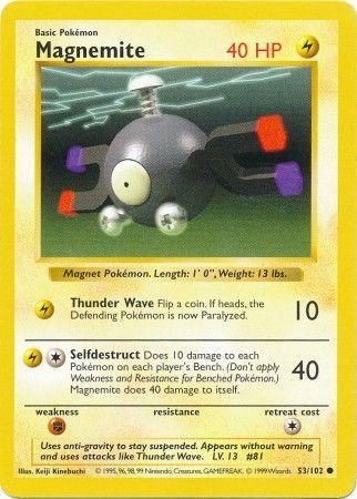 Magnemite (53/102) [Base Set Shadowless Unlimited] (Online Only)