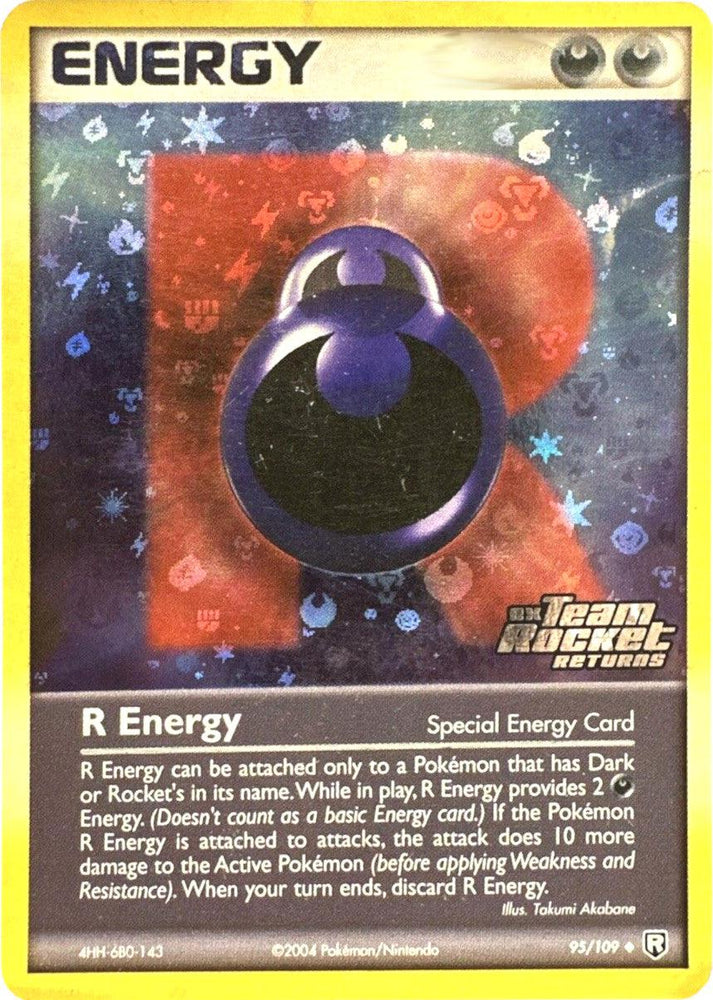 R Energy (95/109) (Stamped) [EX: Team Rocket Returns] (Online Only)