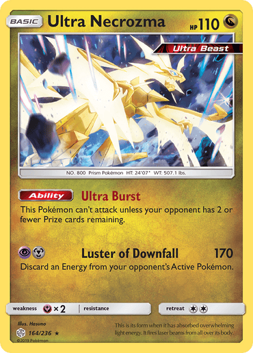 Ultra Necrozma (164/236) [Sun & Moon: Cosmic Eclipse] (Online Only)