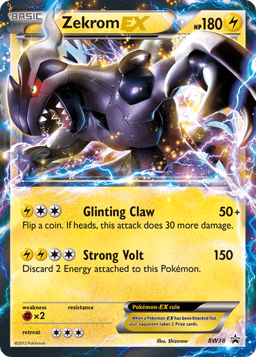 Zekrom EX (BW38) [Black & White: Black Star Promos] (Online Only)