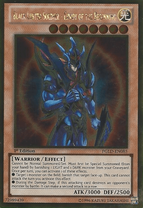 Black Luster Soldier - Envoy of the Beginning [PGLD-EN085] Gold Rare (ONLINE ORDER ONLY)