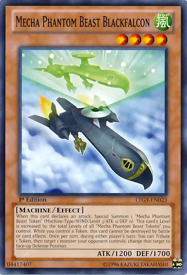 Mecha Phantom Beast Blackfalcon [LTGY-EN023] Common