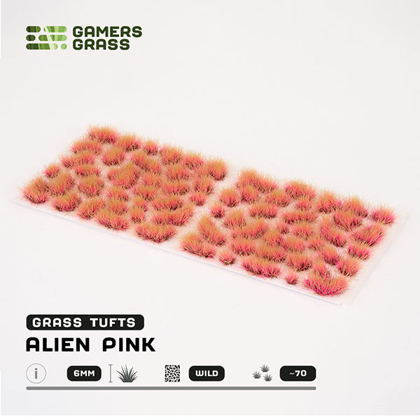 Gamers Grass Tufts: Alien Tufts- Pink 6mm- Wild (ONLINE ORDER ONLY)