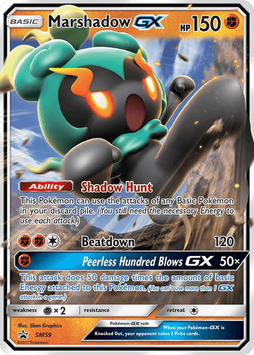 Marshadow GX (SM59) [Sun & Moon: Black Star Promos] (Online Only)