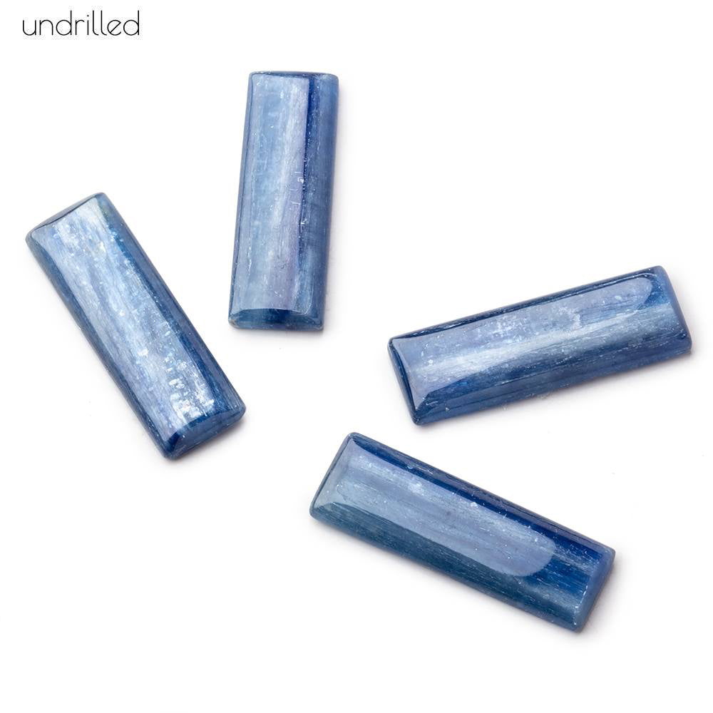 30x10mm Kyanite Plain Rectangle Cabochon Focal Beads - Undrilled (ONLINE ORDER ONLY)
