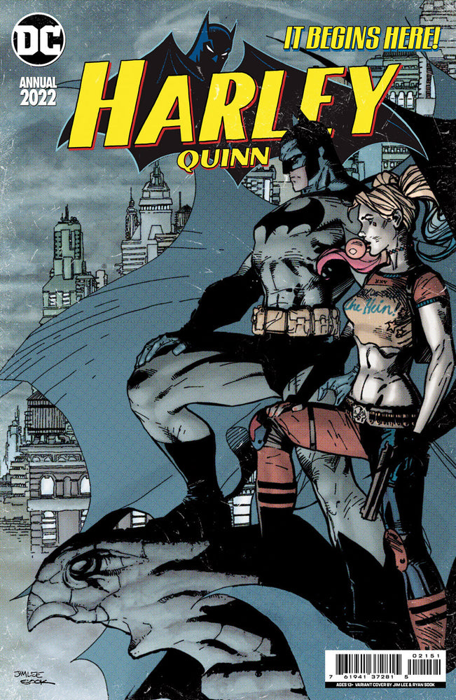 Harley Quinn 2022 Annual #1 (One Shot) C Jim Lee & Ryan Sook Homage Batman 608 Variant (08/30/2022) Dc (ONLINE ORDER ONLY)