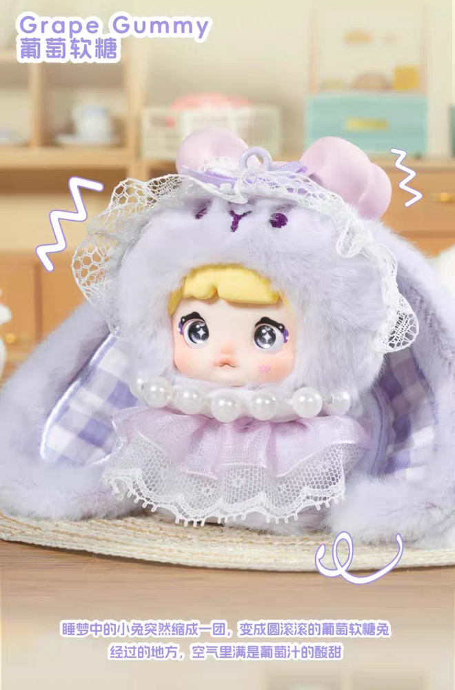 Nommi V8 – MiBao Sweet Bunny Series Plush Blind Box (1 Blind Box) (ONLINE ORDER ONLY)