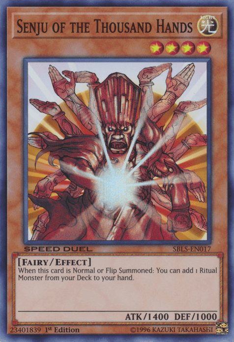 Senju of the Thousand Hands [SBLS-EN017] Super Rare (ONLINE ORDER ONLY)