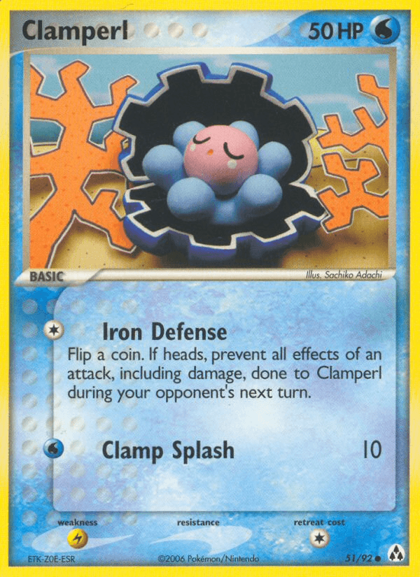 Clamperl (51/92) [EX: Legend Maker] (Online Only)
