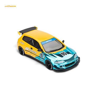 (Pre-Order) ET Model Pandem Civic EG6 Mk5 Rocket Bunny - Spoon Blue 1:64 (ONLINE ORDER ONLY)