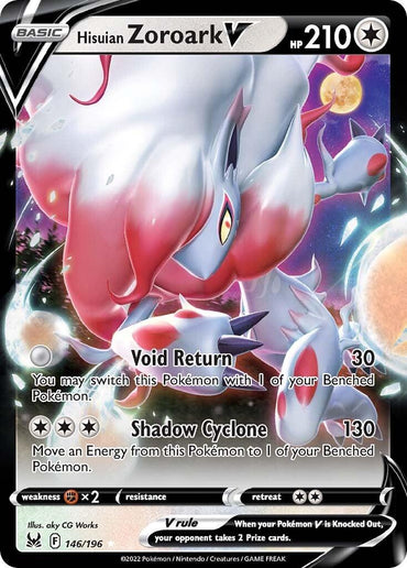 Hisuian Zoroark V (146/196) [Sword & Shield: Lost Origin] (Online Only)