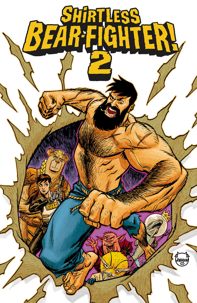 Shirtless Bear-Fighter 2 #1 (Of 7) A Dave Johnson (08/17/2022) Image (ONLINE ORDER ONLY)