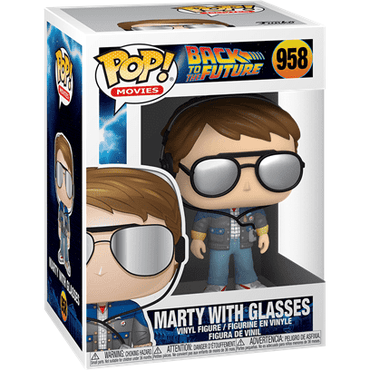 Funko POP! Movies Back to the Future Vinyl Figure - Marty w/glasses (ONLINE ORDER ONLY)