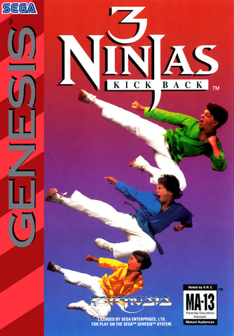 3 Ninjas Kick Back (Sega Genesis) (Online Order Only)