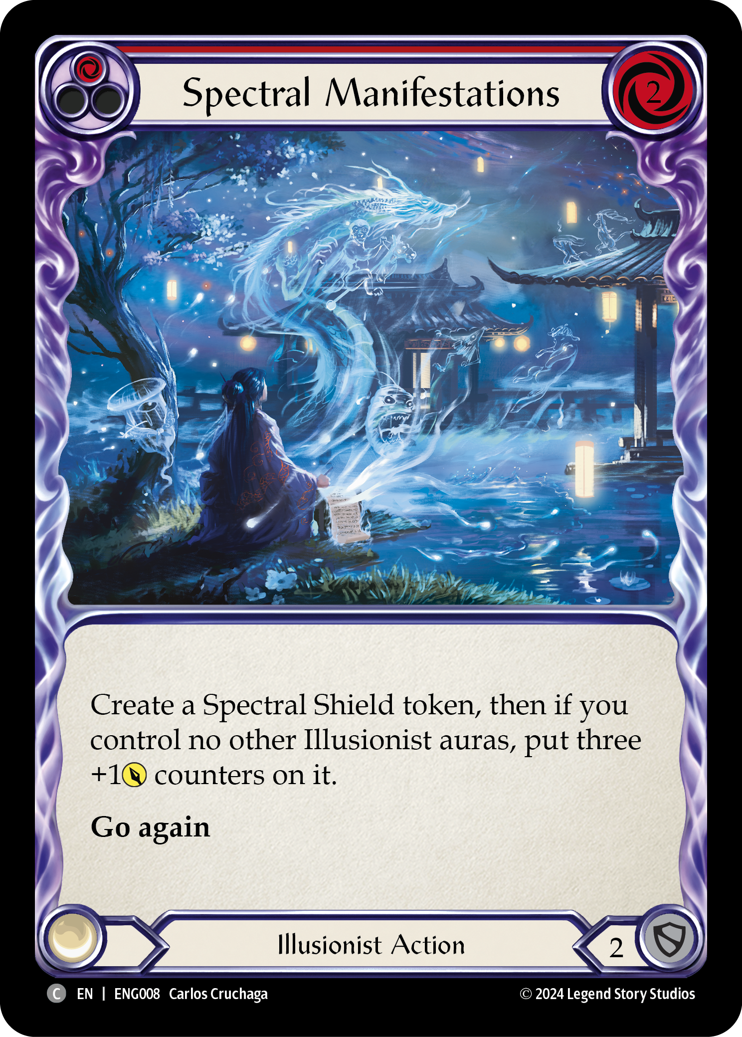 Spectral Manifestations [ENG008] (Part the Mistveil Enigma Blitz Deck)