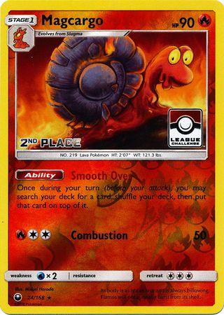 Magcargo (24/168) (League Promo 2nd Place) [Sun & Moon: Celestial Storm] (Online Only)