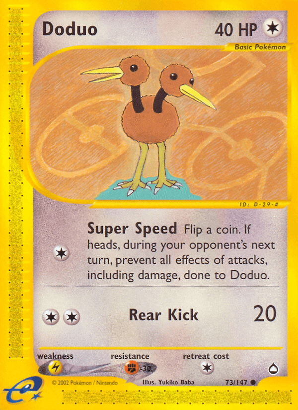 Doduo (73/147) [Aquapolis] (Online Only)
