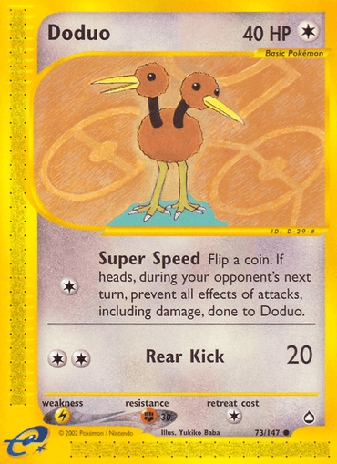 Doduo (73/147) [Aquapolis] (Online Only)